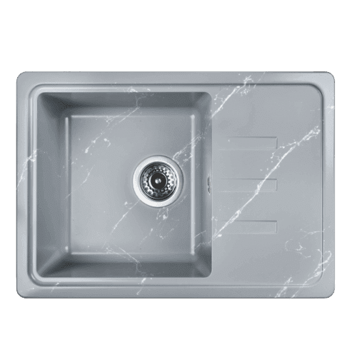 Кухонная мойка Wisent WB15-17, серо-белый