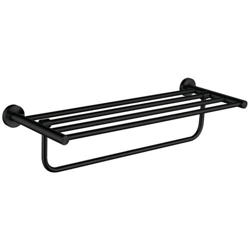 Полка для полотенец Ledeme L71724B, 60 см, чёрный