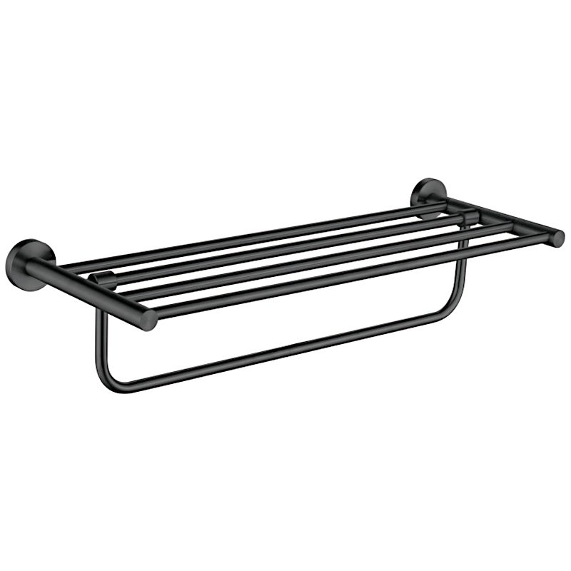 Полка для полотенец Ledeme L71724U, 60 см, графит