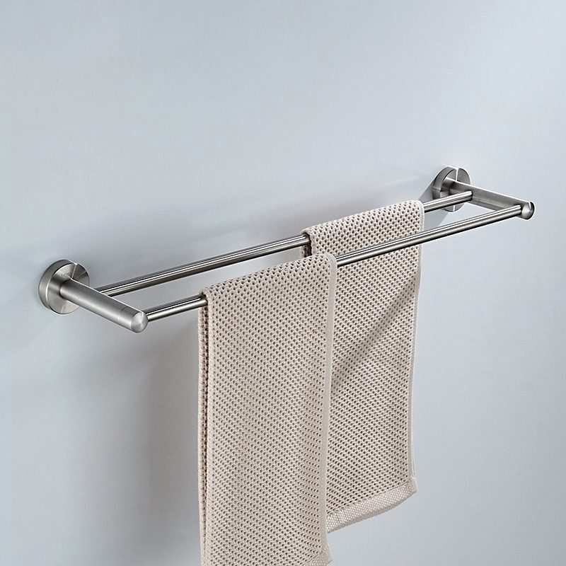 Держатель полотенец Ledeme L71709, рейлинг двойной 60 см — изображение 3