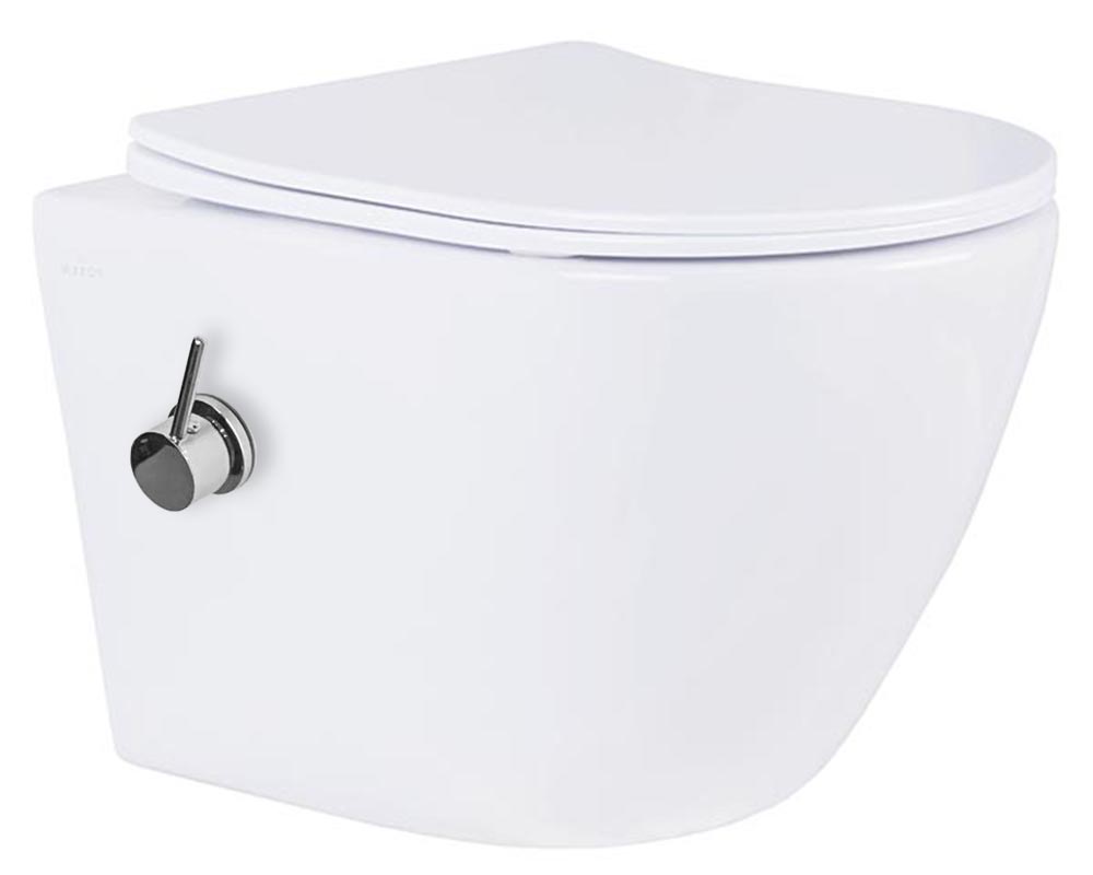 Унитаз подвесной с функцией биде Roxen Antares Bidet Tornado, 530185-01XT — изображение 3