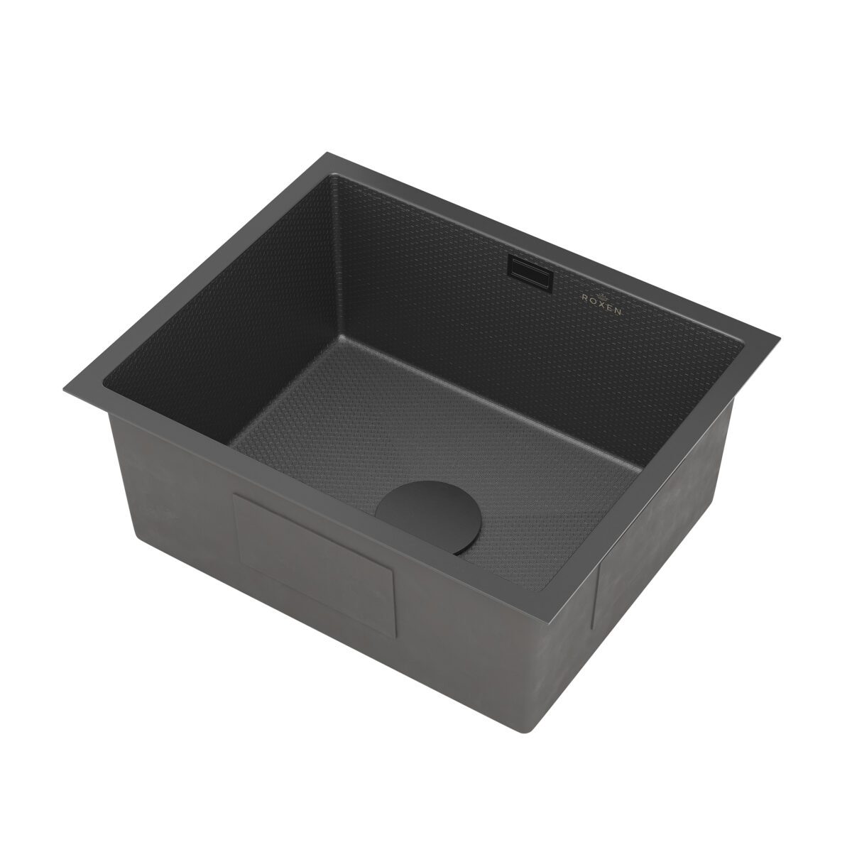 Кухонная мойка Roxen Uno 560210-54-BS графит/декорированная — изображение 10