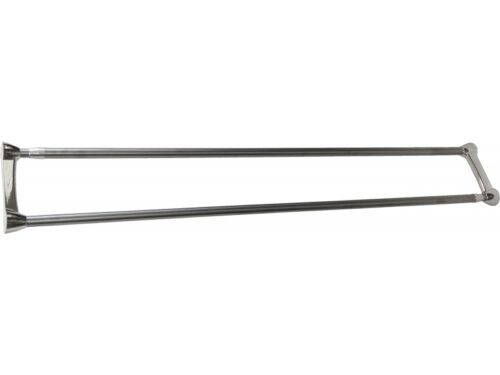 Карниз для шторки и полотенец Savol SK-8025A, 125-225 см, хром