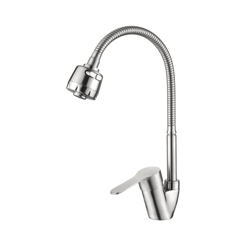 Смеситель для кухни с гибким изливом Ledeme L74303