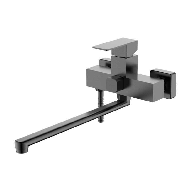 Смеситель для ванны Ledeme L72225D, оружейная сталь