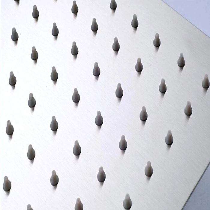 Верхняя лейка 25 x 25 см, тропический душ Ledeme L70014-25 — изображение 2