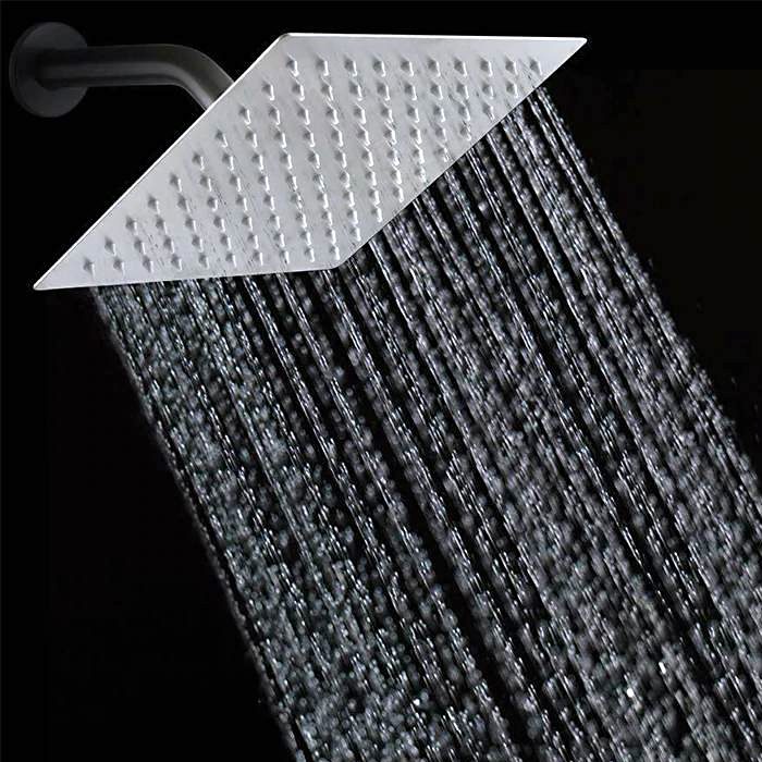 Верхняя лейка 25 x 25 см, тропический душ Ledeme L70014-25 — изображение 5