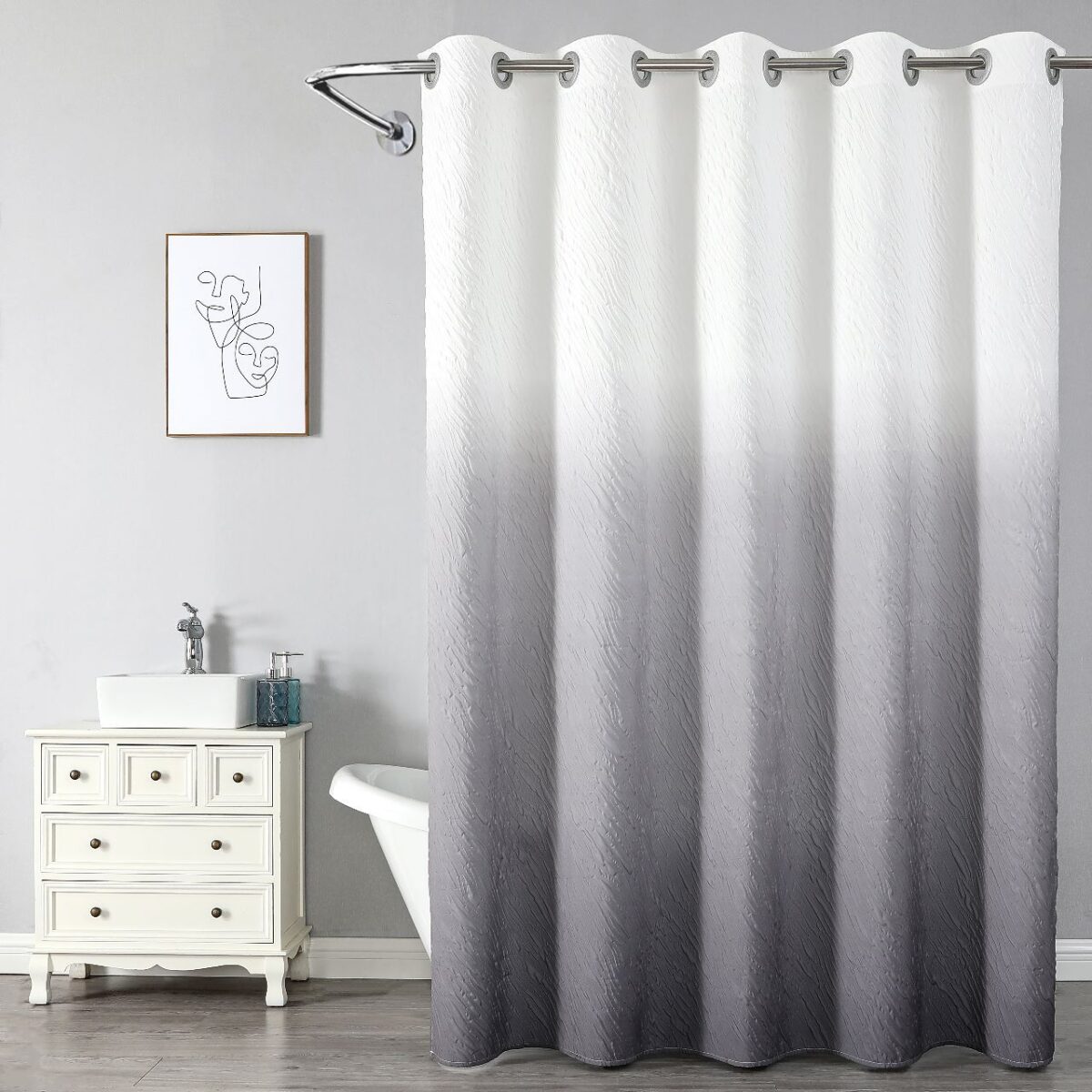 Шторка в ванную Savol SK-FH1820C