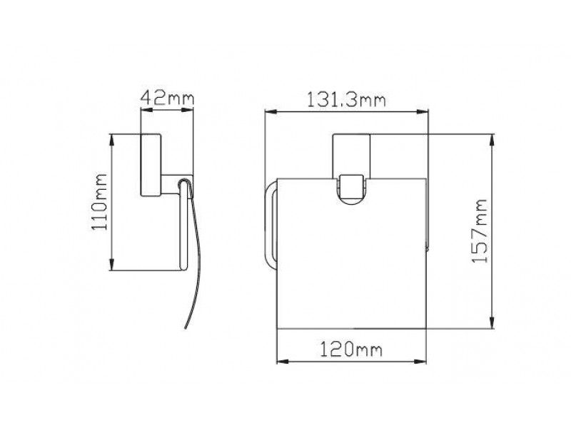 Держатель туалетной бумаги Wisent WP2603 — изображение 3