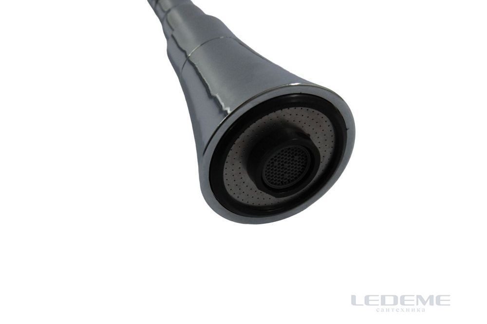 Гибкий излив для кухонного смесителя с лейкой Ledeme L7507 — изображение 6