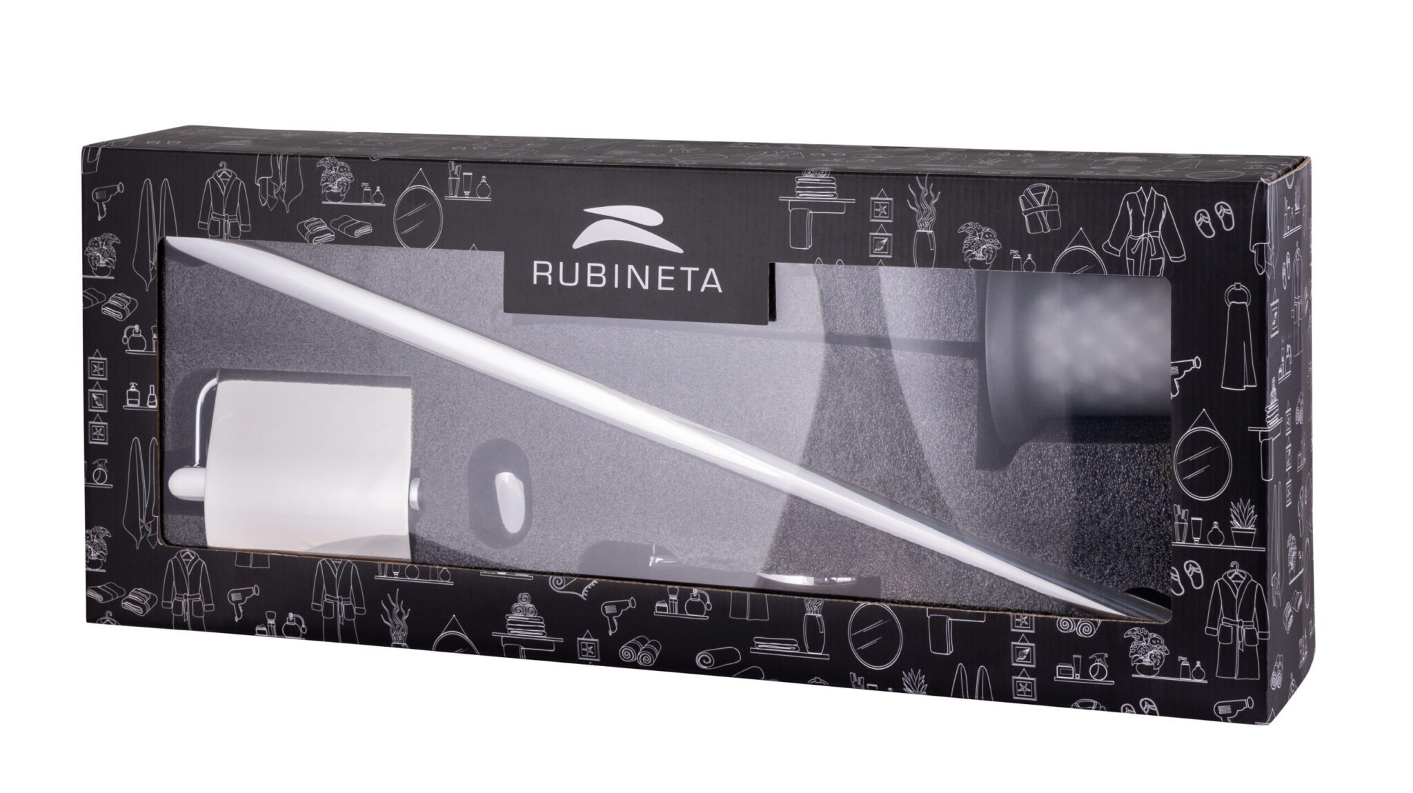 Набор аксессуаров для ванной и туалета Rubineta ESTE 670117 — изображение 11