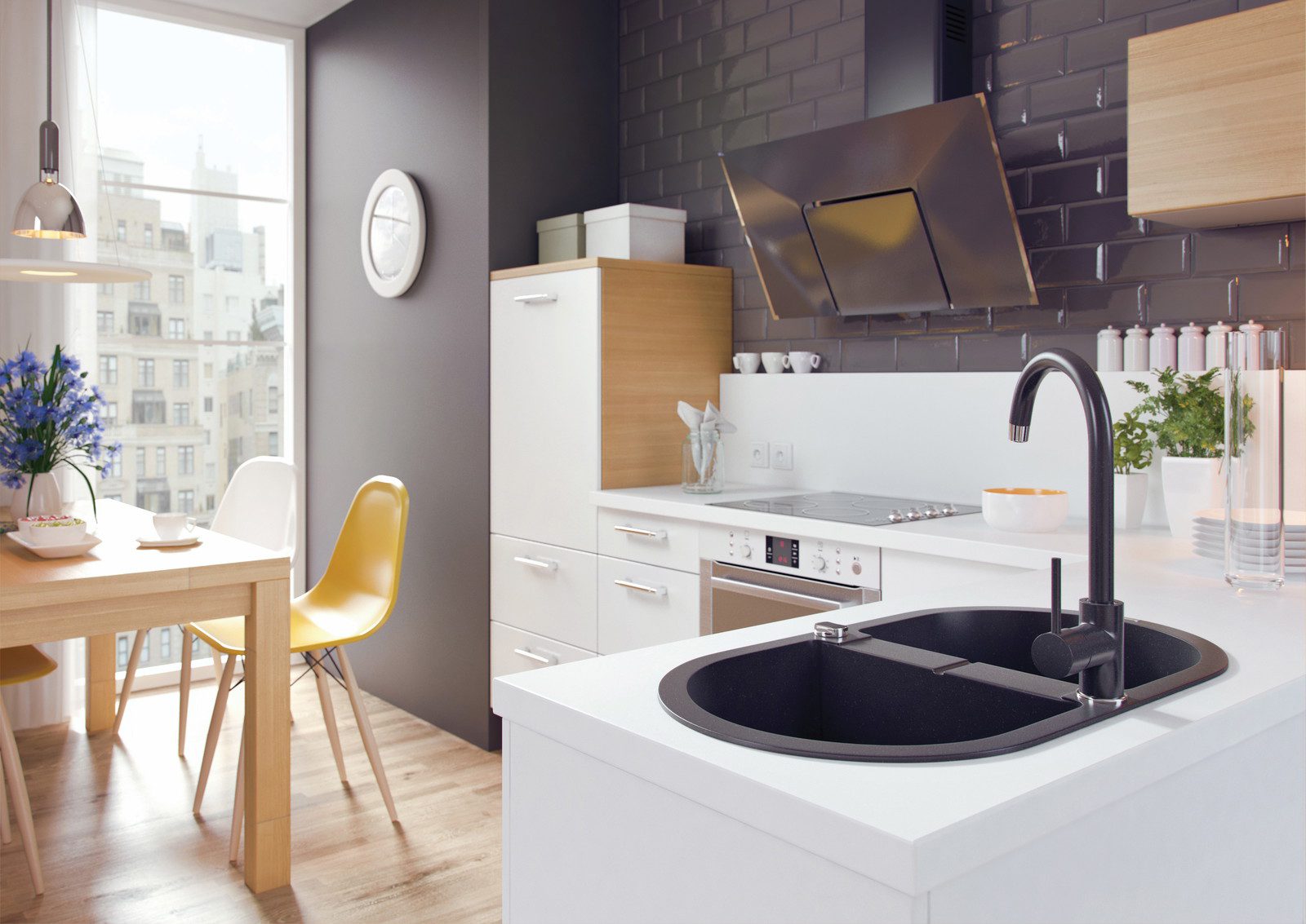 Cмеситель для кухни DEANTE NEMEZJA BEN 262M, графит — изображение 3