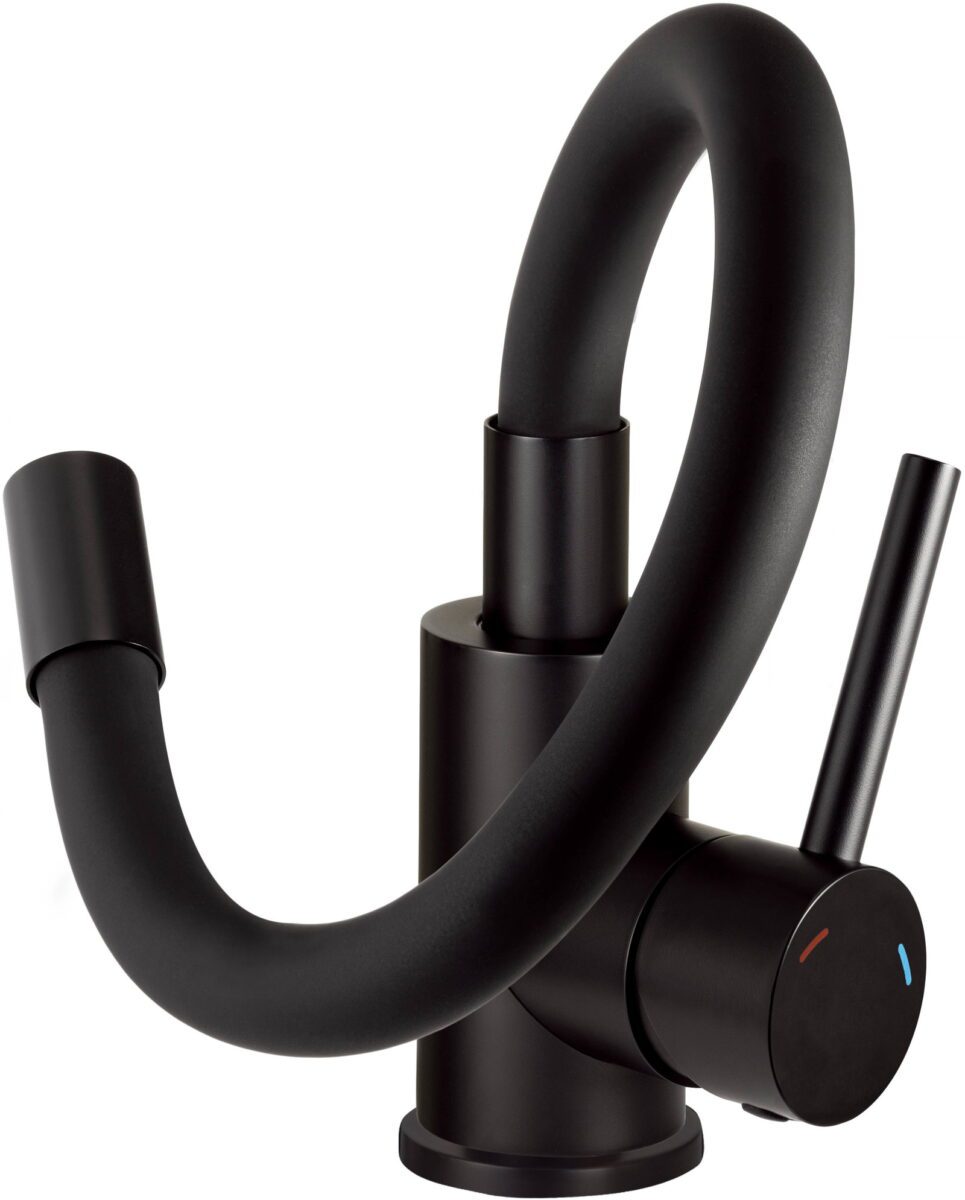 Cмеситель для кухни с гибким изливом DEANTE LUNO NERO BOC N72M — изображение 2