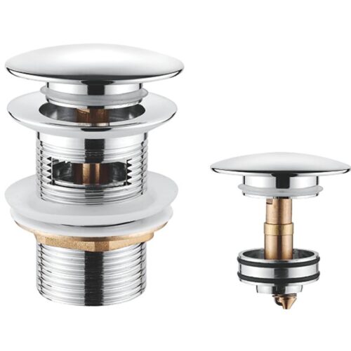 Донный клапан для умывальника Ledeme L65-1 с переливом и сеткой