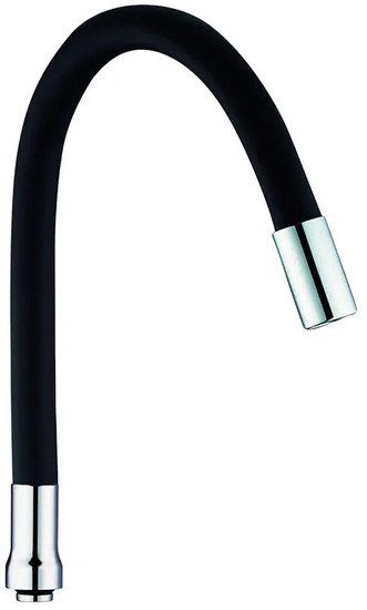 Гибкий излив для кухонного смесителя TIM C-L50-02BK, чёрный