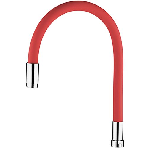 Гибкий излив для кухонного смесителя Ledeme L7503-1, красный