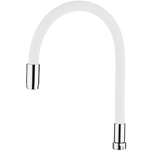 Гибкий излив для кухонного смесителя Ledeme L7503-3, белый