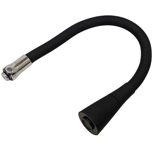 Гибкий излив для кухонного смесителя с лейкой Ledeme L7507-2, чёрный