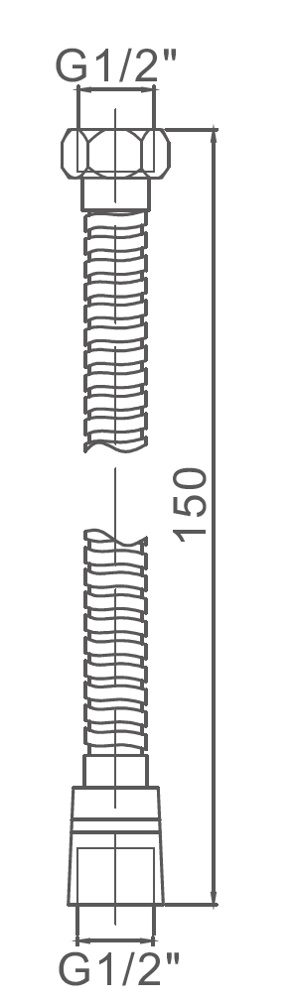 Шланг для лейки 150 см Ledeme L43A — изображение 2