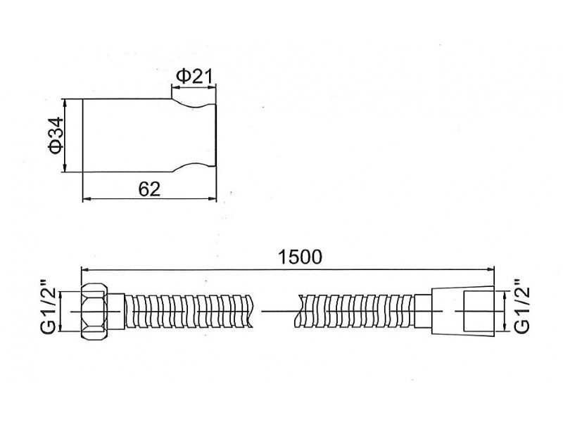 Аэратор с выходом для подключения шланга + шланг с г/лейкой Ledeme L74-3 — изображение 7