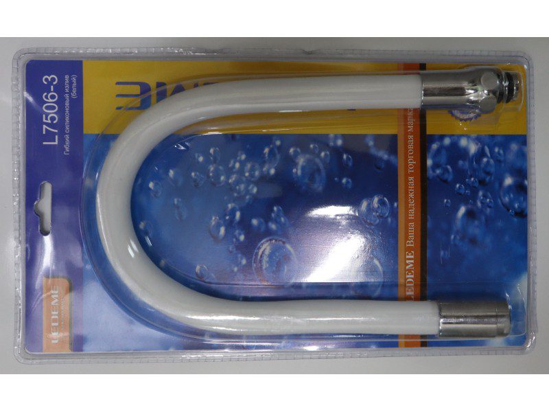 Гибкий излив для кухонного смесителя Ledeme L7506-3, белый — изображение 2