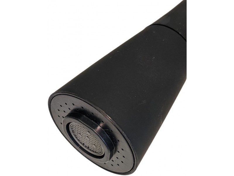 Гибкий излив для кухонного смесителя с лейкой Ledeme L7507-2, чёрный — изображение 4