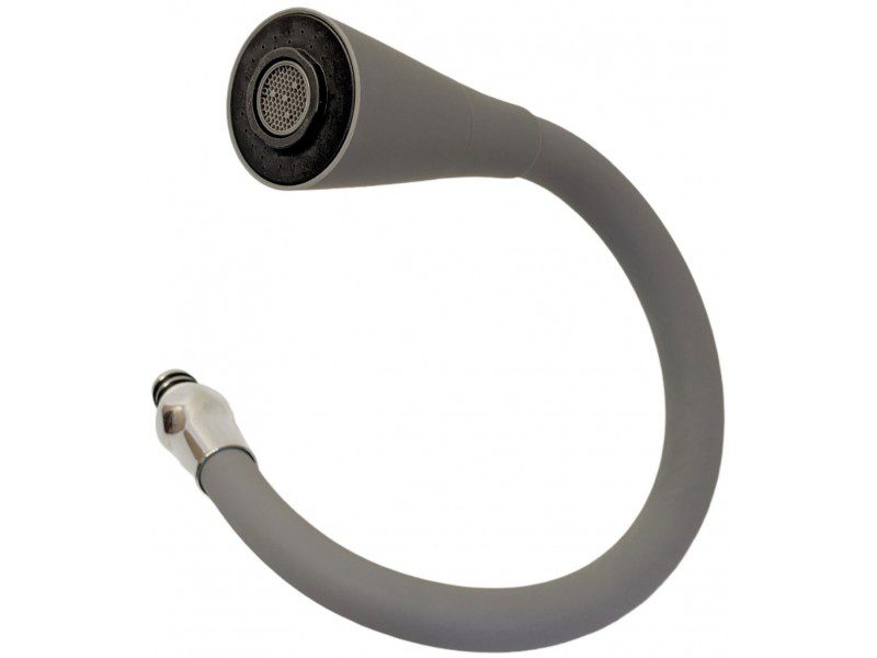 Гибкий излив для кухонного смесителя с лейкой Ledeme L7507-9, серый — изображение 4