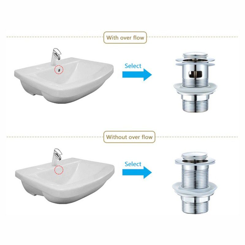 Донный клапан для умывальника Ledeme L66-2 — изображение 4