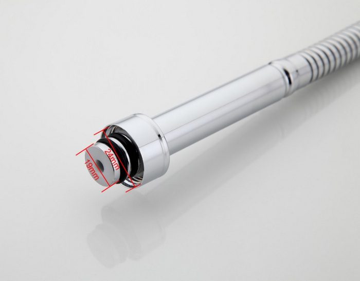 Гибкий излив для кухонного смесителя с лейкой Ledeme L7501 — изображение 2