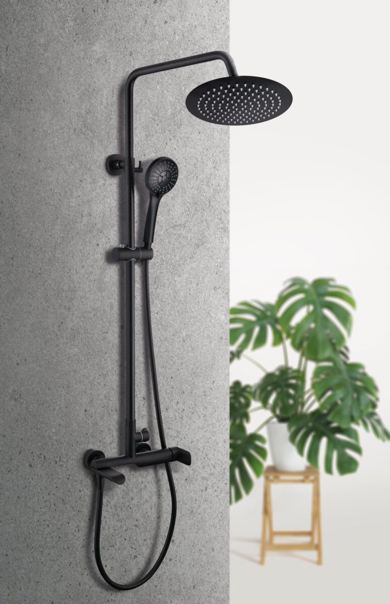 Душевая система Rubineta OLO(BK) + ULTRA-10(SW)(DW3/4) BK, 625123 — изображение 3