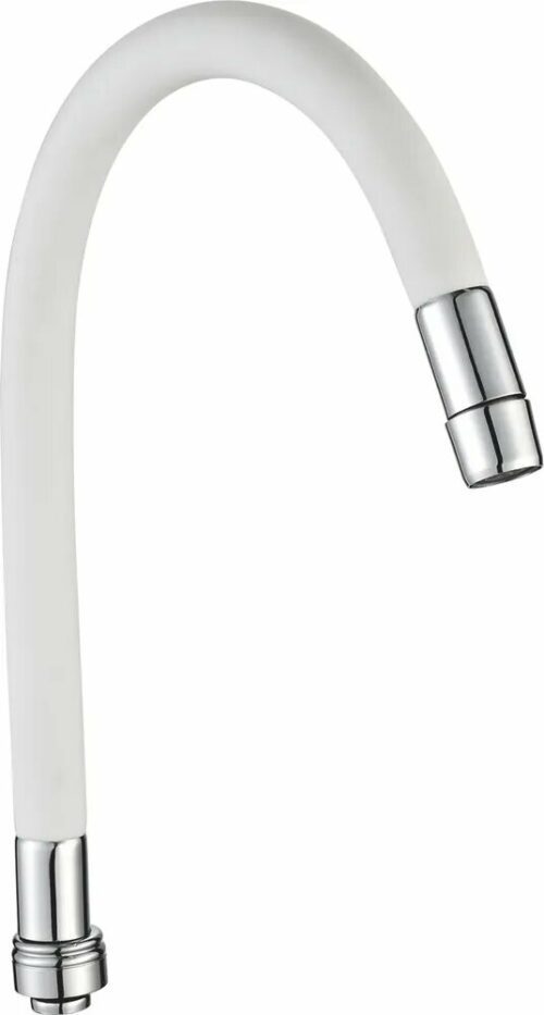 Гибкий излив для кухонного смесителя TIM C-L50-02WT, белый