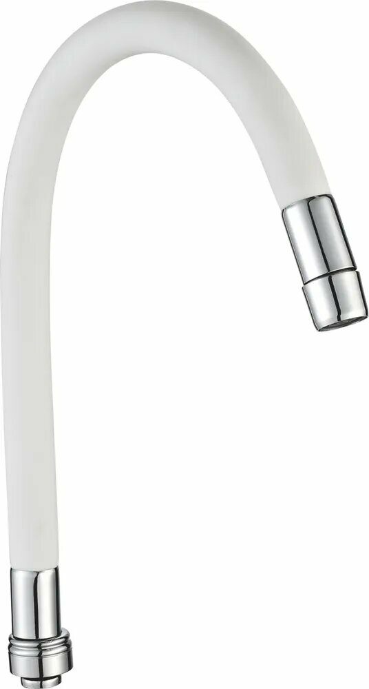 Гибкий излив для кухонного смесителя TIM C-L50-02WT, белый