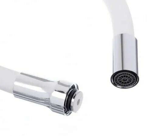 Гибкий излив для кухонного смесителя TIM C-L50-02WT, белый — изображение 2