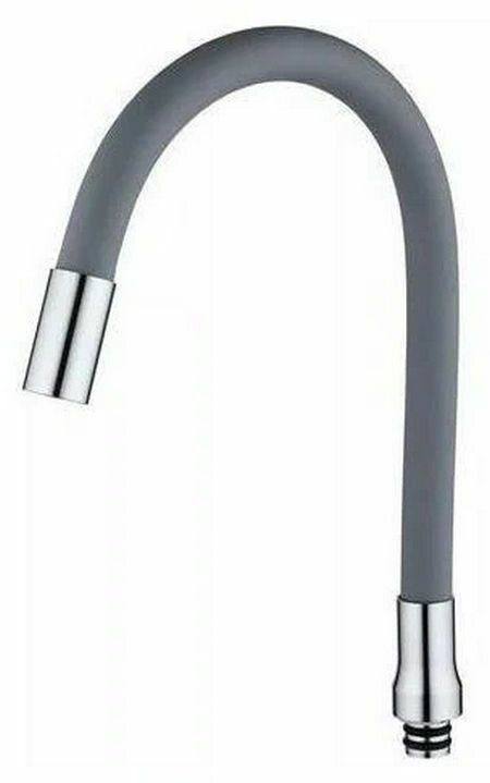 Гибкий излив для кухонного смесителя TIM C-L50-02GY, серый