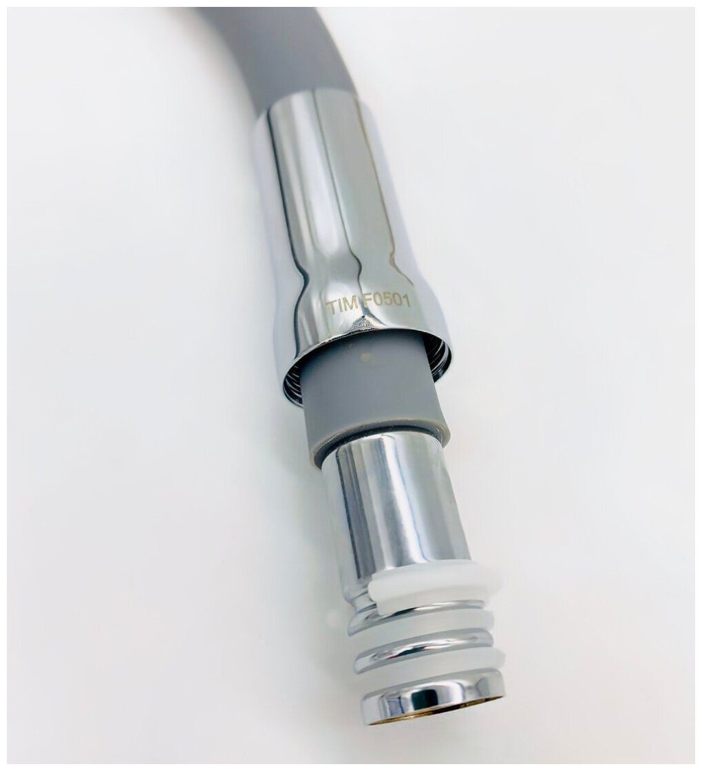 Гибкий излив для кухонного смесителя TIM C-L50-02GY, серый — изображение 5