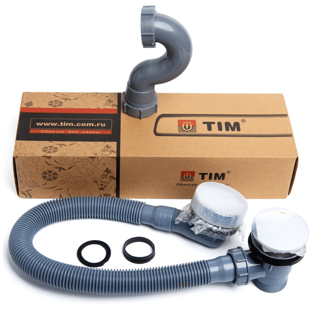 Сифон для ванны, автомат TIM BAS0270P(A) — изображение 7