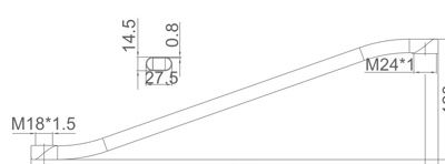 Излив смесителя для ванны и душа Ledeme L40S — изображение 2