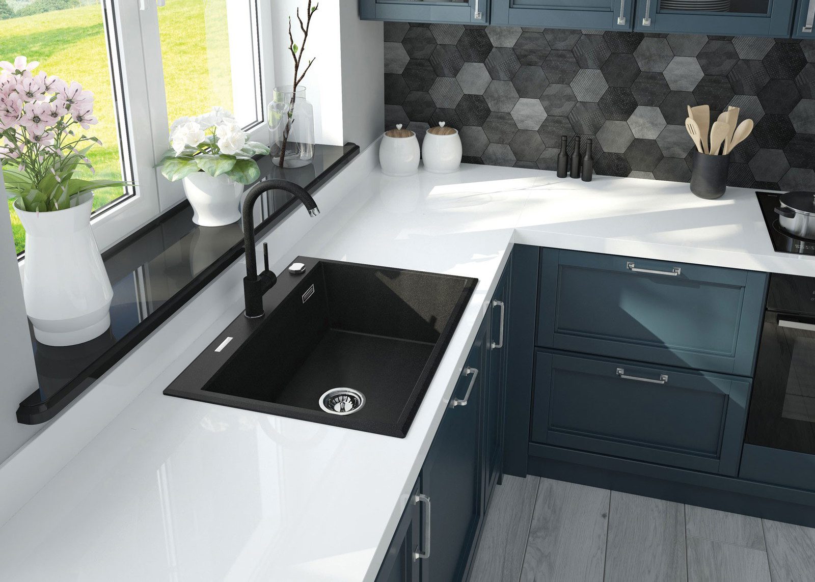 Cмеситель для кухни DEANTE NEMEZJA BEN 262M, графит — изображение 4