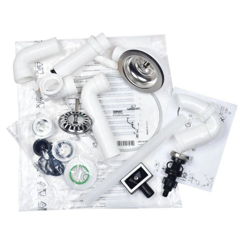 Сифон для кухонной мойки Wisent GER007 полуавтомат — изображение 2