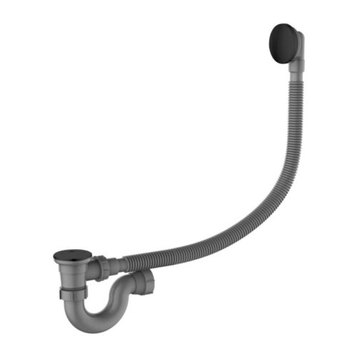 Сифон для ванны, автомат Ledeme L84B-1, чёрный