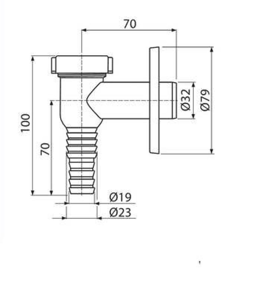 Сифон для стиральной/посудомоечной машины TIM BAS0301 — изображение 3