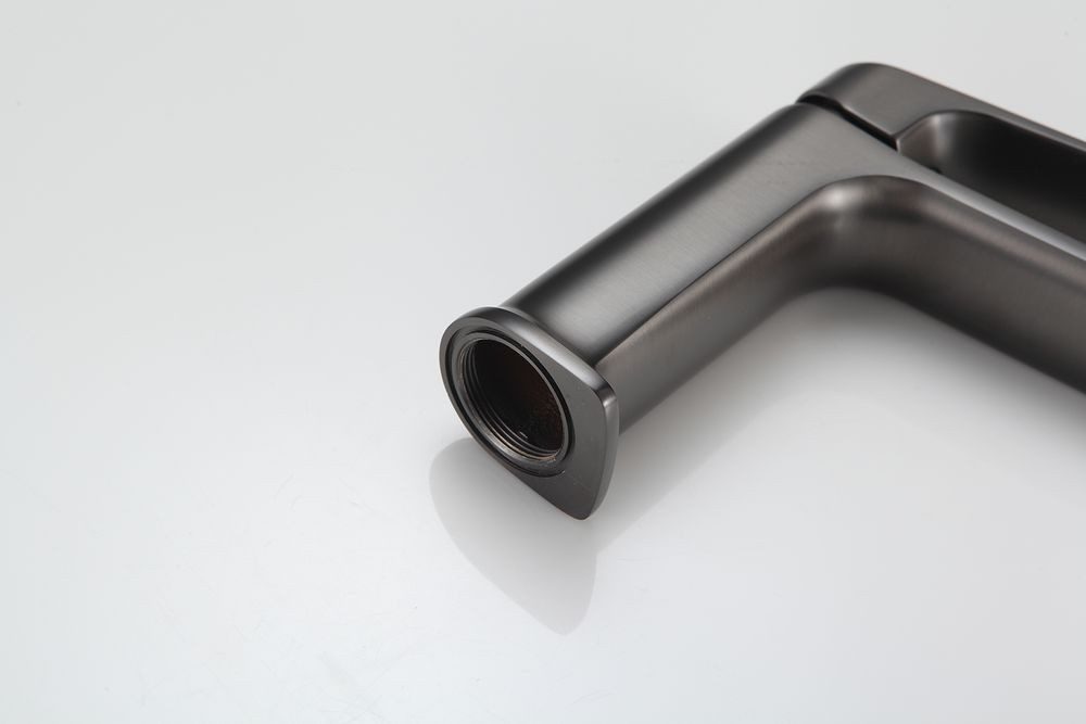 Смеситель для умывальника Frap F1086-9, оружейная сталь — изображение 4