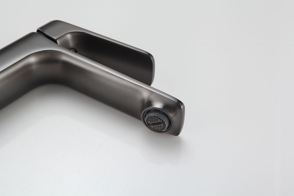 Смеситель для умывальника Frap F1086-9, оружейная сталь — изображение 5