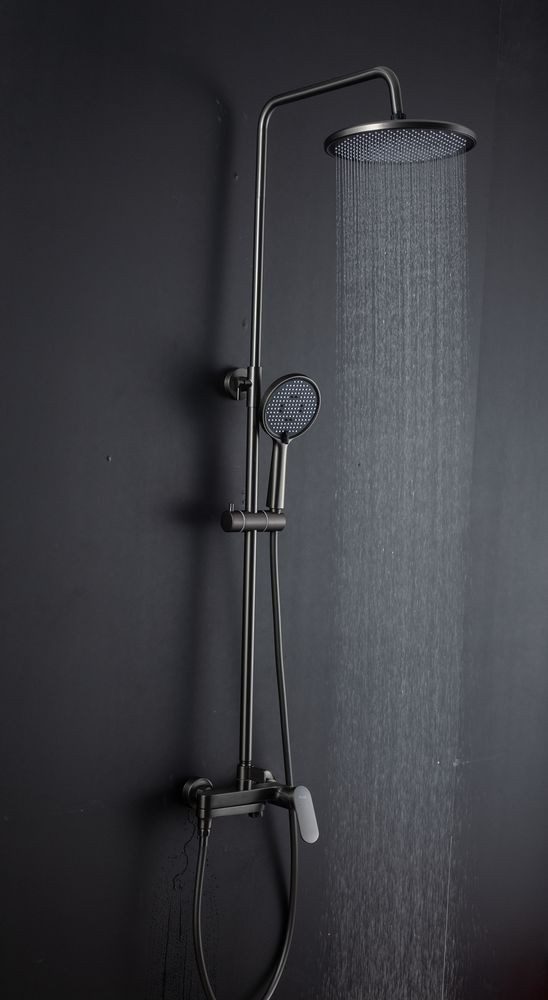 Душевая система Frap F2485-9, оружейная сталь — изображение 9