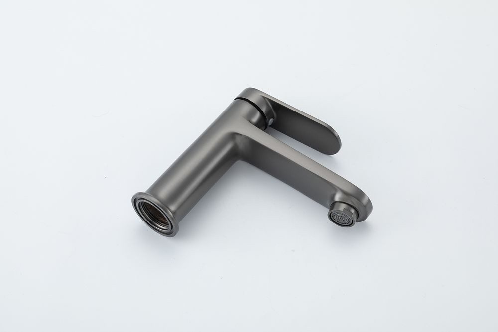 Смеситель для умывальника Frap F1085-9, оружейная сталь — изображение 6