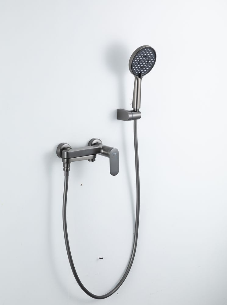 Смеситель для ванны Frap F3285-9, оружейная сталь — изображение 7