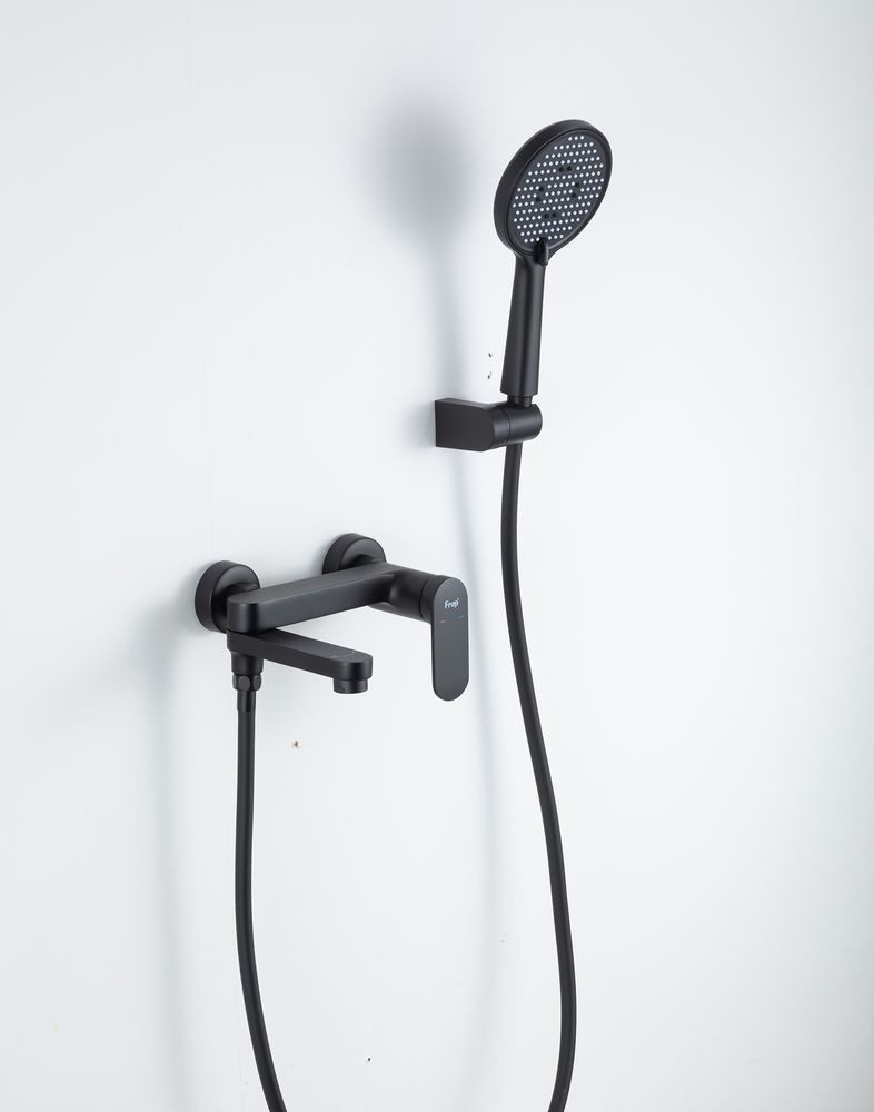 Смеситель для ванны Frap F3285-6, чёрный — изображение 7