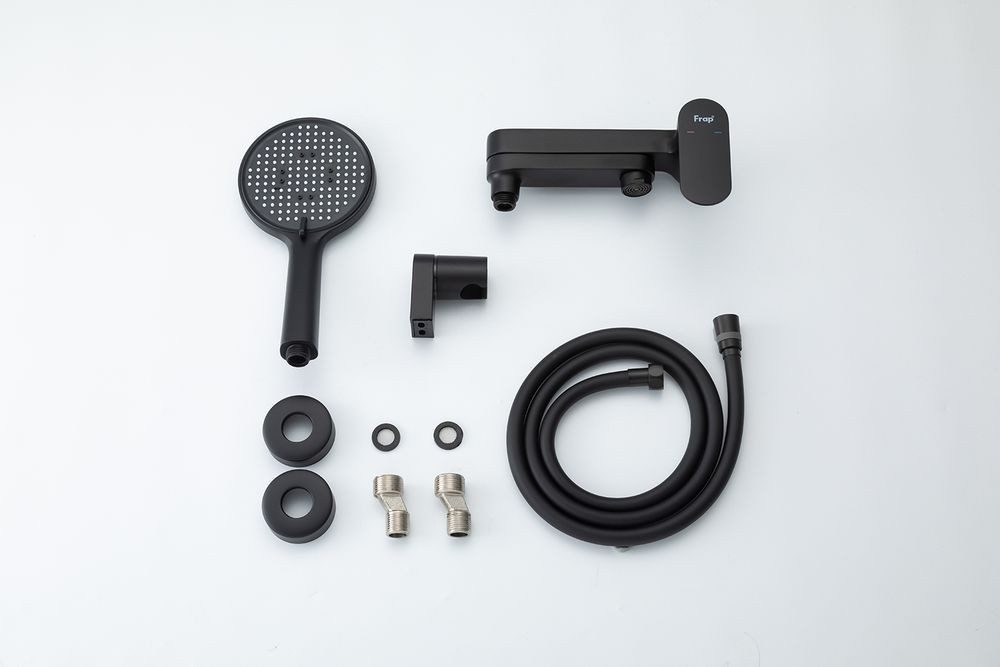 Смеситель для ванны Frap F3285-6, чёрный — изображение 4