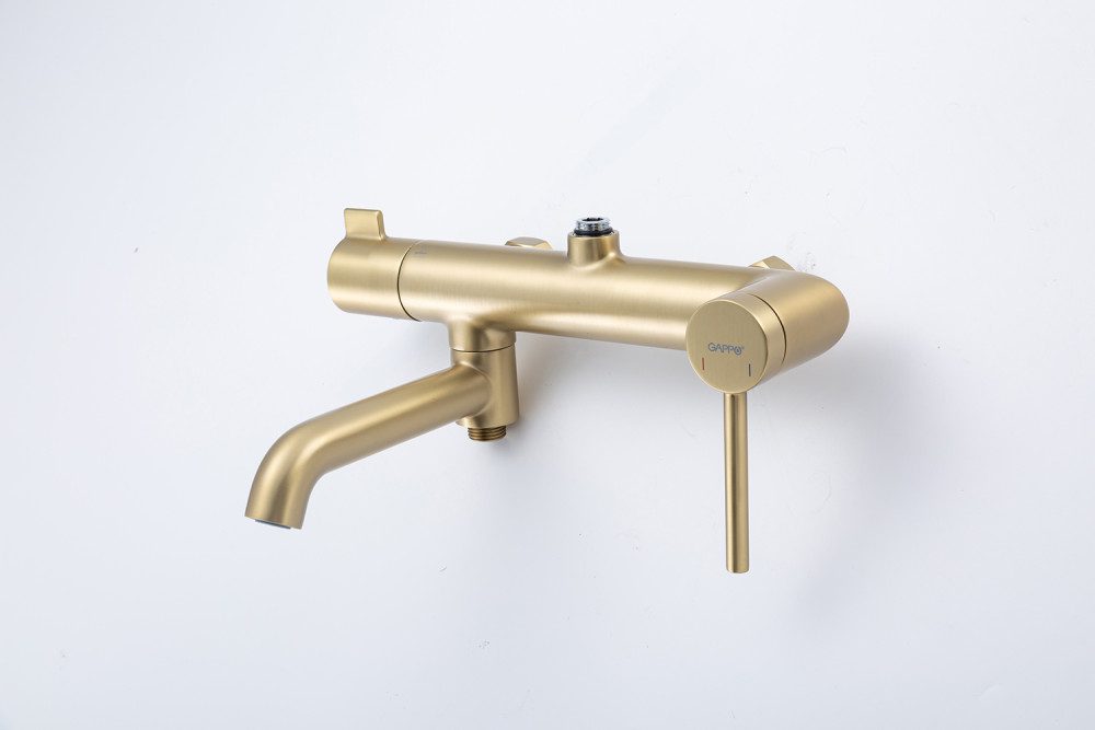 Душевая система Gappo G2406-3, золотой сатин — изображение 9