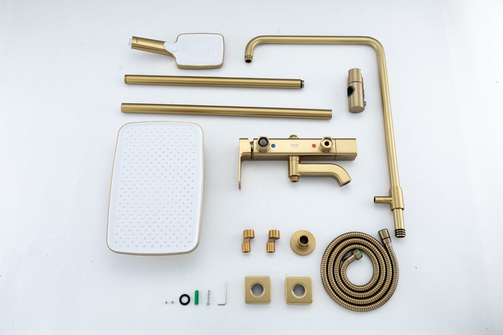 Душевая система Gappo G2418-23, золотой сатин — изображение 6